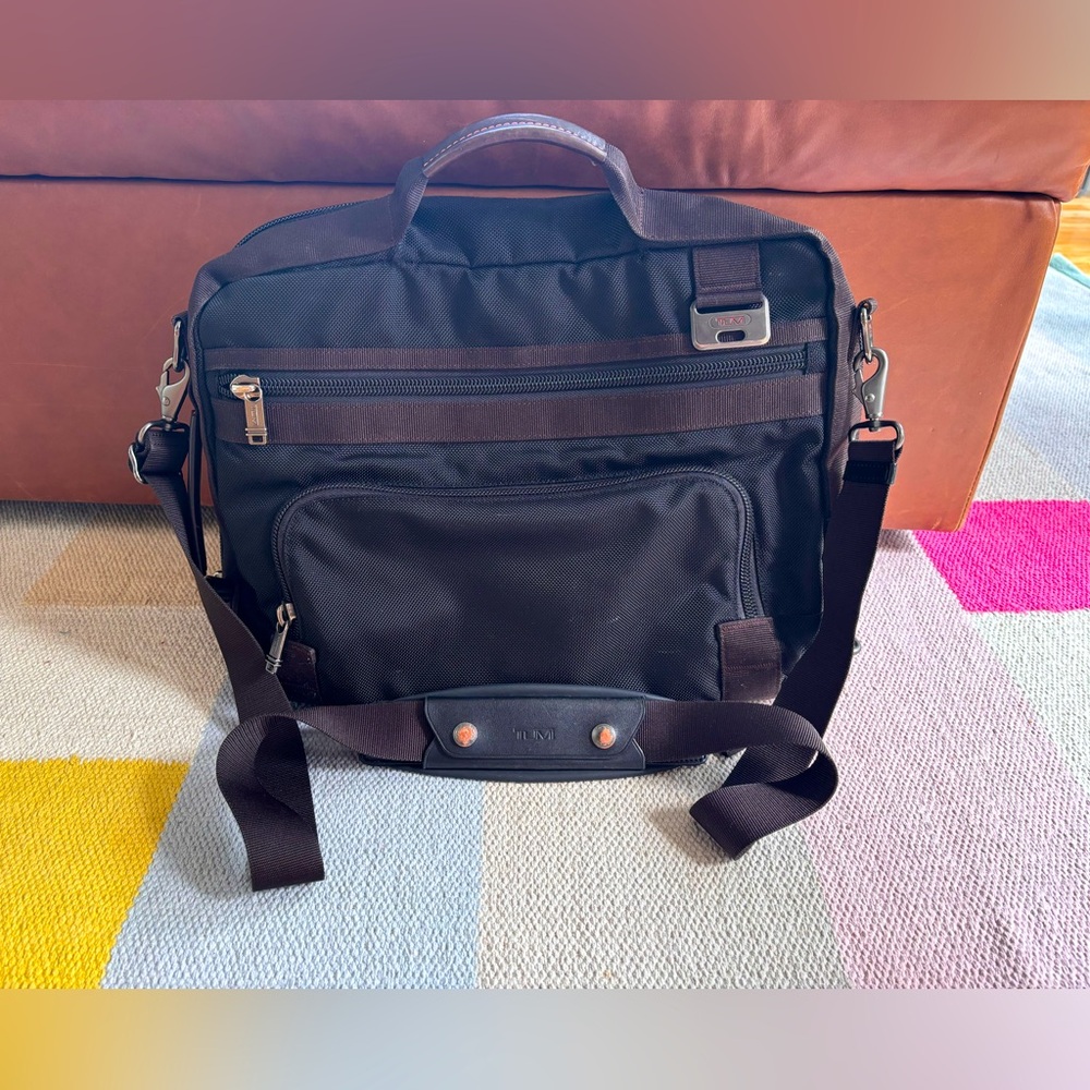 TUMI Men’s Crossbody Laptop Case